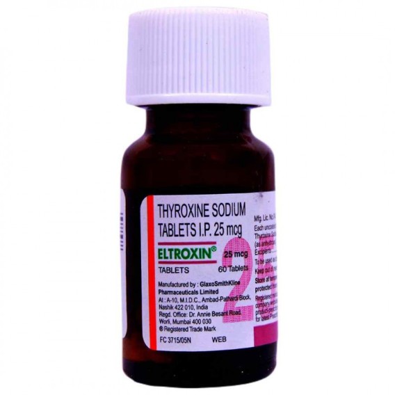Eltroxin 25 mcg Glaxosmithkline